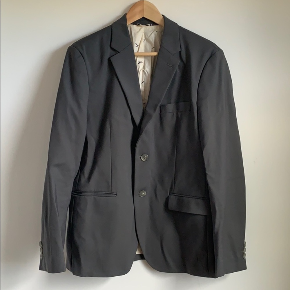 Gray Frank & Oak suit